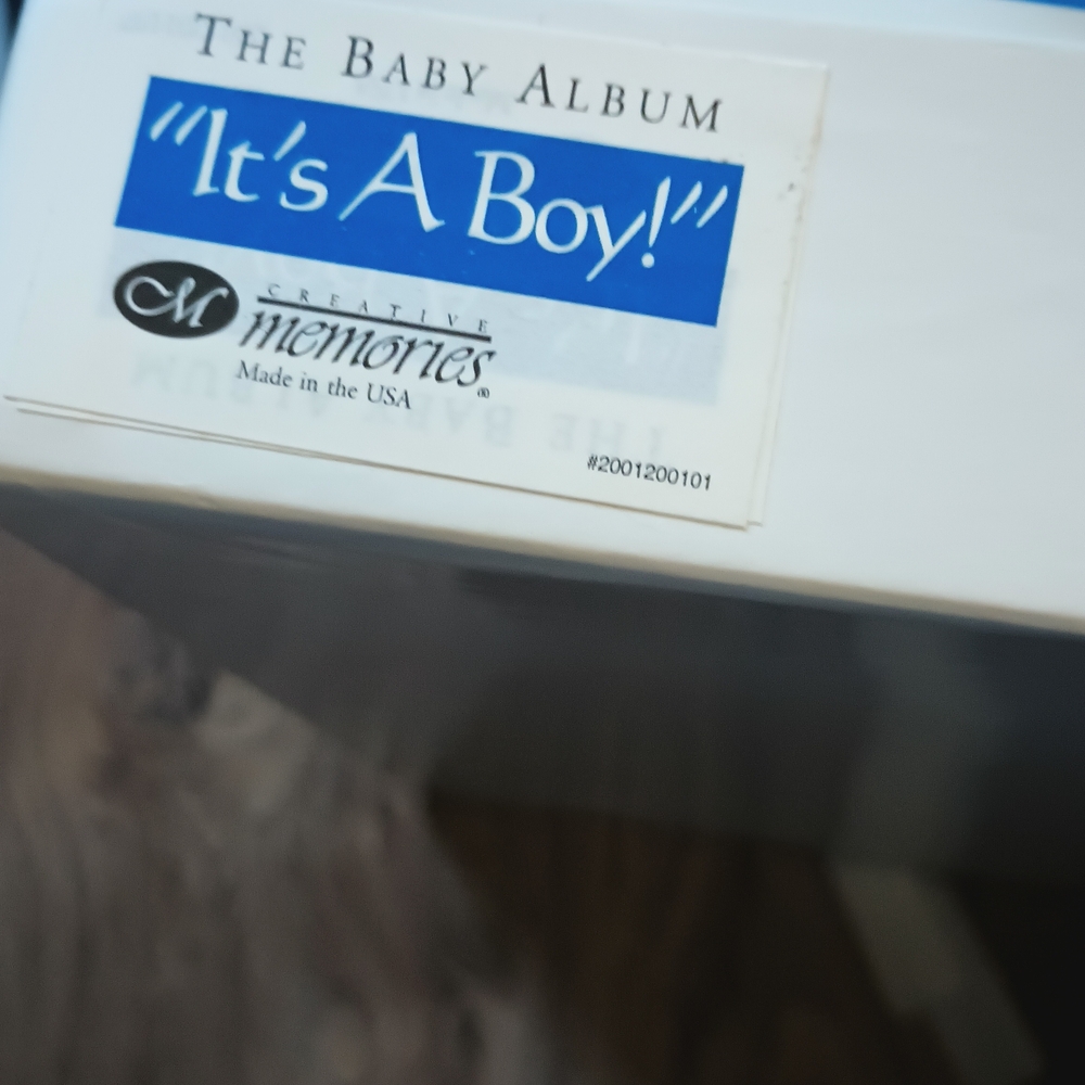 Creative Memories Baby Album - It's a Boy!